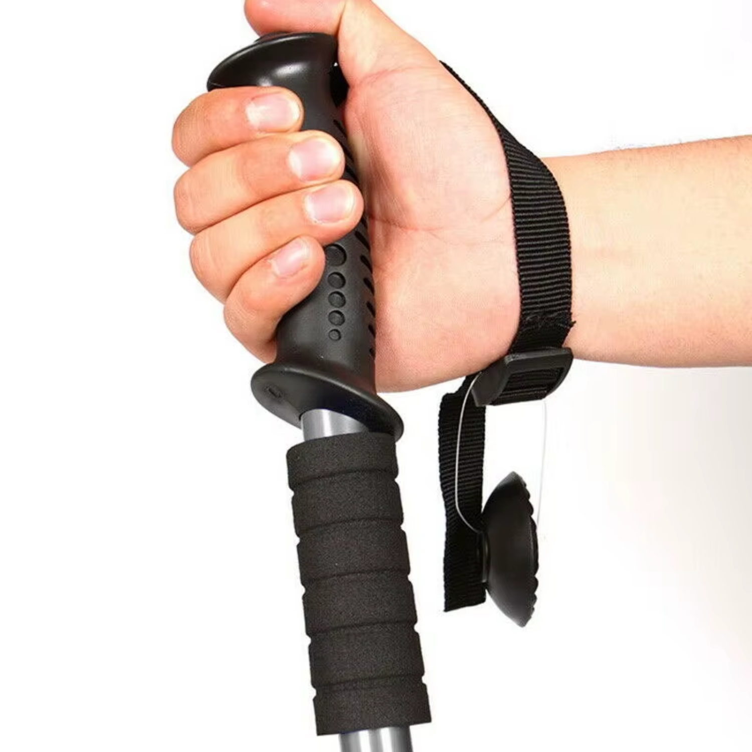 TrekPulse – Bâton de Randonnée avec Amortisseur Dynamique Léger & Anti-Fatigue