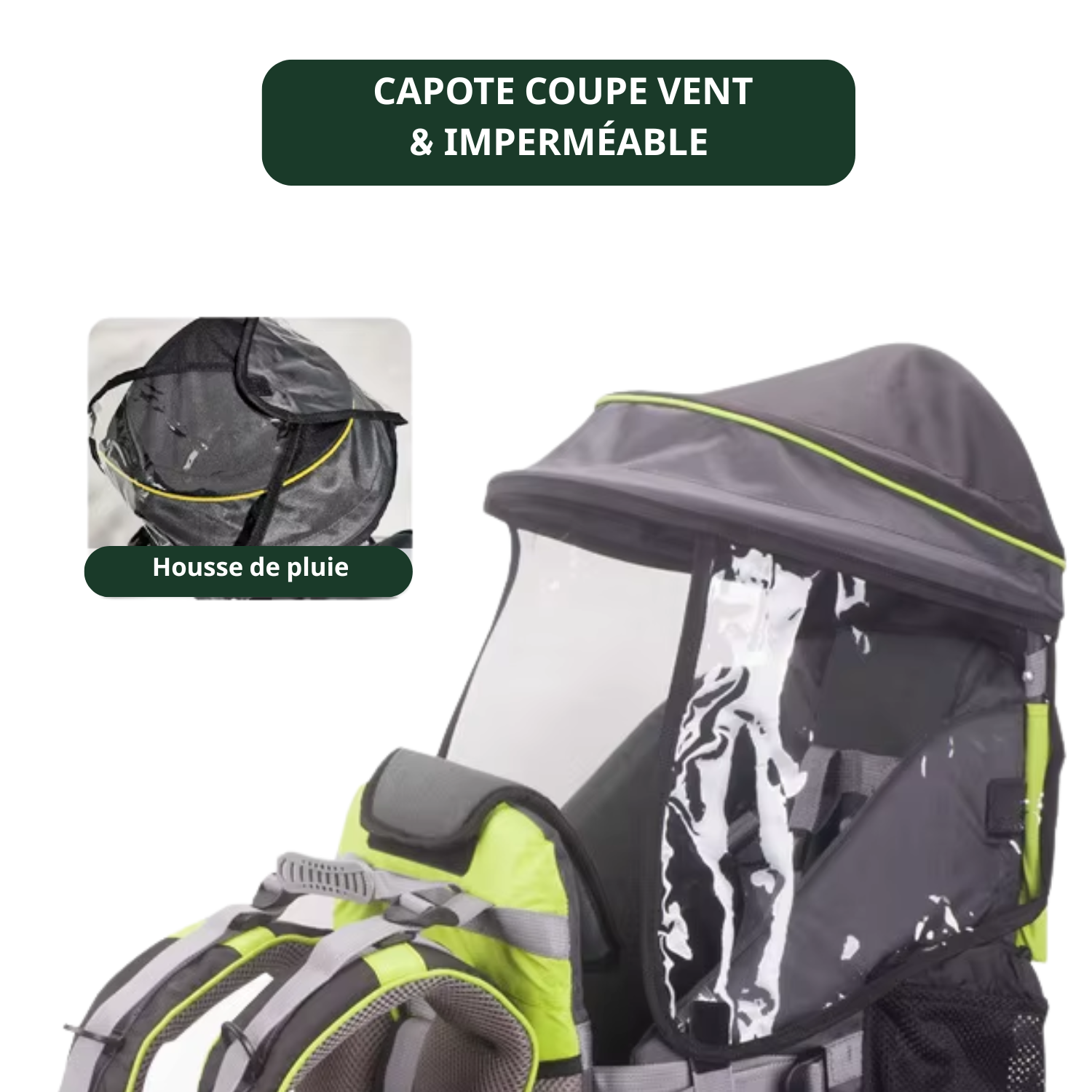 TrekKid Air Pro – Porte Bébé Randonnée Dorsal Haut de Gamme