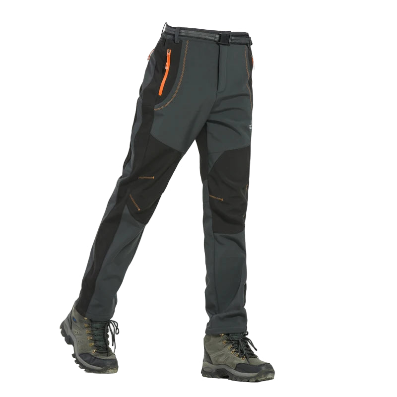 SnowPeak - Pantalon Randonnée Hiver Homme Imperméable & Doublé Polaire