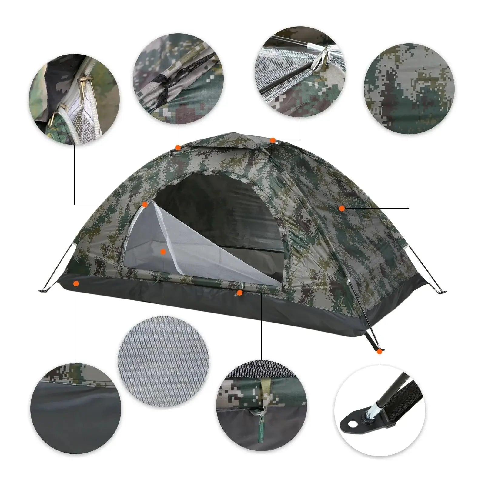 Tente Randonnée 1-2 Places, Ultra-Légère, Anti-UV & Imperméable - AEROSHIELD Lite - Esprit Rando