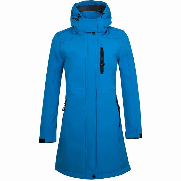 AltaTrail – Veste Randonnée Femme Longue Softshell & Coupe-Vent