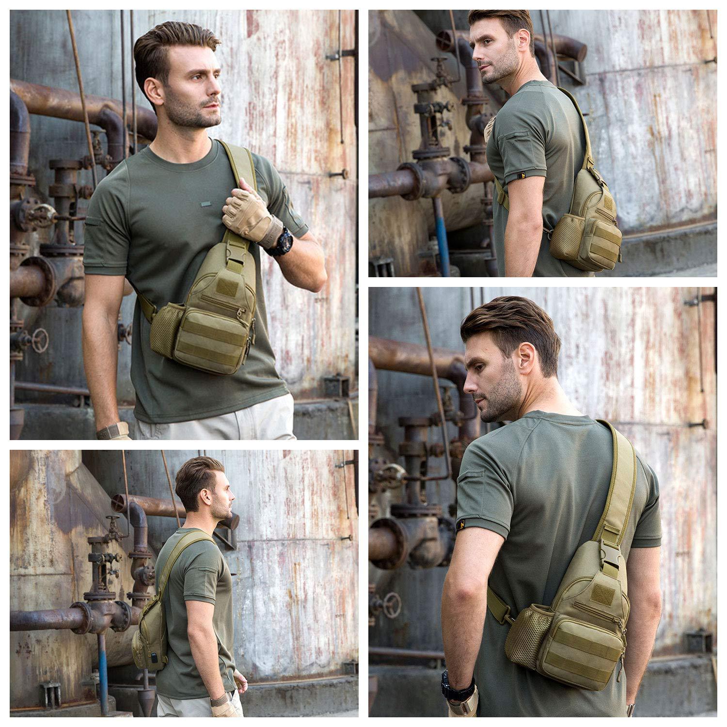 MolleTrail – Sacoche Randonnée Tactique Unisexe 20L Étanche & Compacte