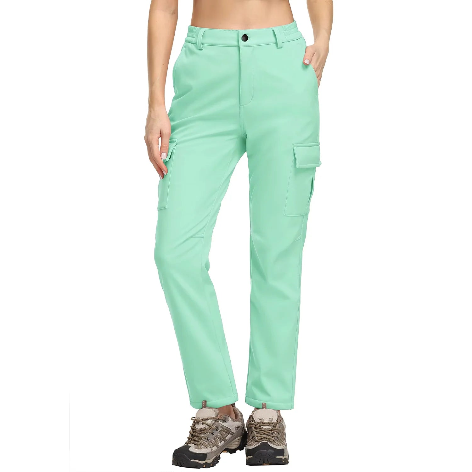 Cargo Pants – Pantalon Randonnée Femme Hiver Cargo, Chaud, Imperméable & Multi-poches