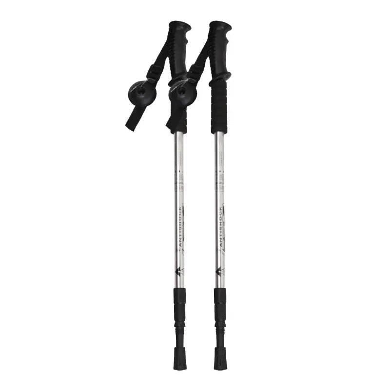 TrekPulse – Bâton de Randonnée avec Amortisseur Dynamique Léger & Anti-Fatigue