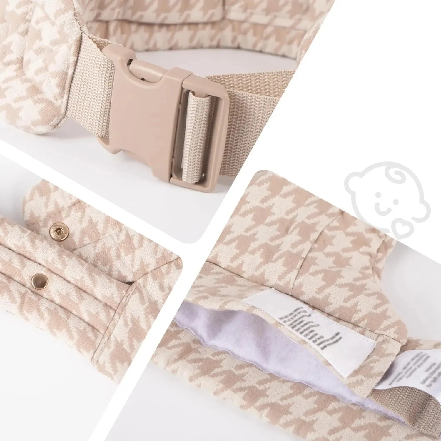BabyNest Essential – Porte Bébé pour Randonnée en Coton Ergonomique (0 à 24 mois)