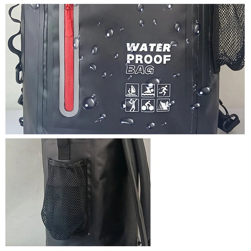 DryTrek 30 – Sac de Randonnée Étanche 30L pour Randonnée Aquatique, Kayak, Rivière et Milieu Humide