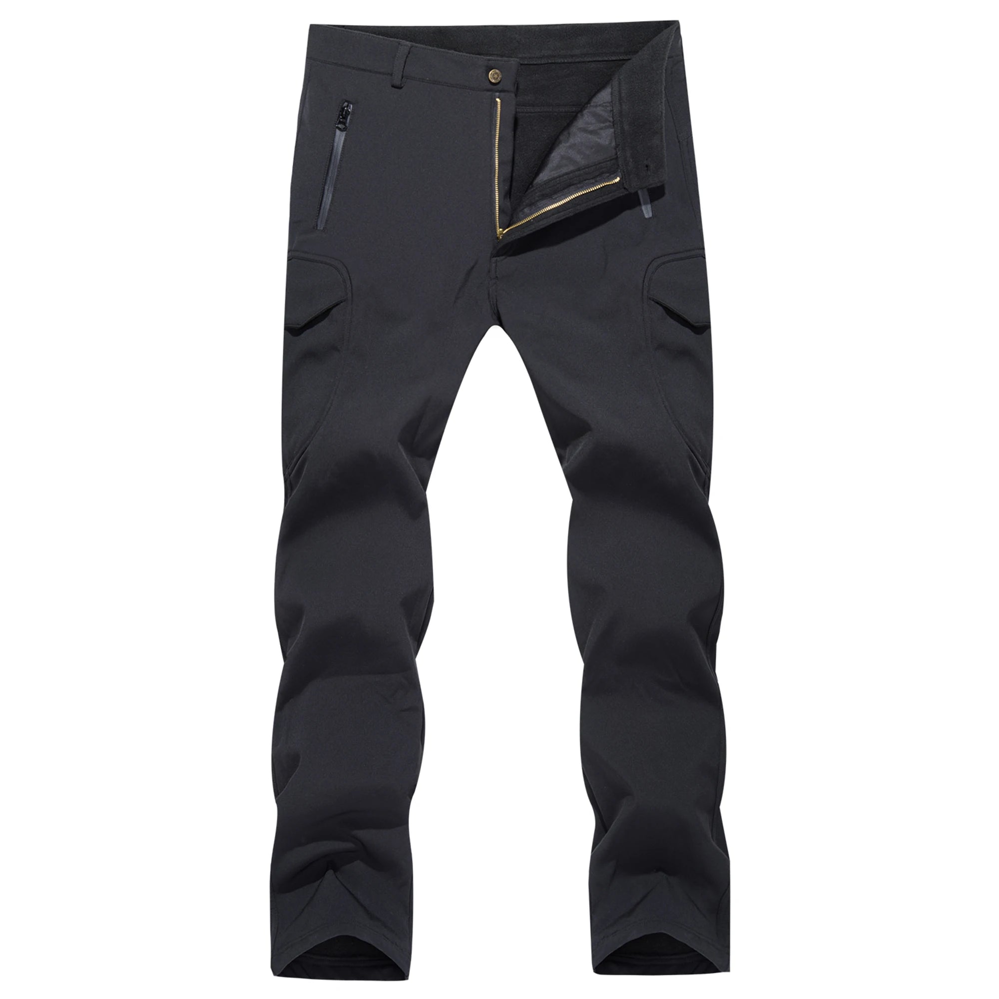 WinTrail - Pantalon Randonnée Homme Hiver Imperméable Doublé polaire, Chaud et Résistant