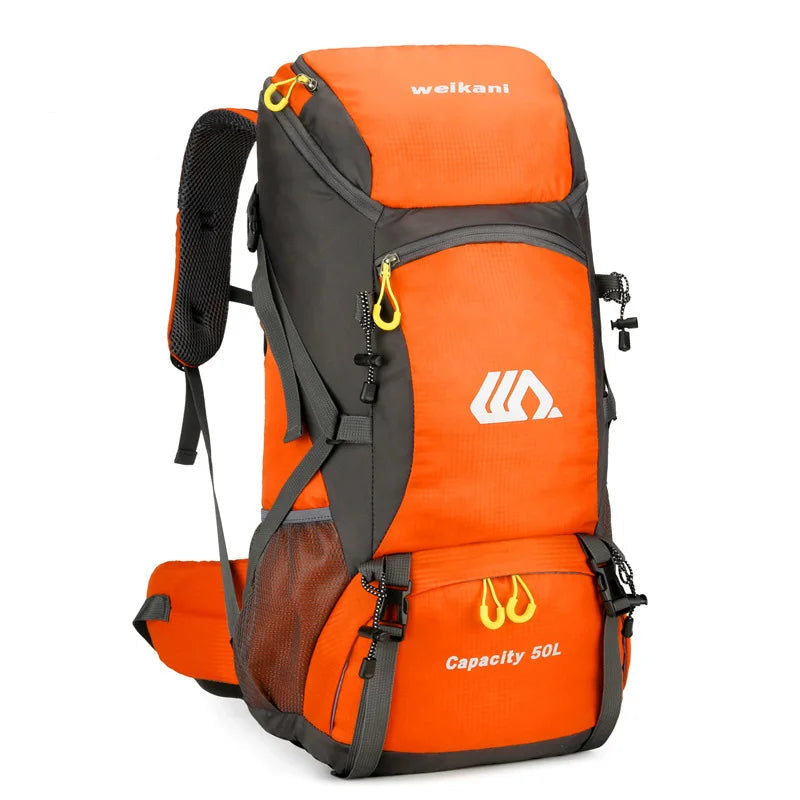 TrekShell 50 – Sac de Randonnée 50L Étanche avec Compartiment à Chaussures Intégré
