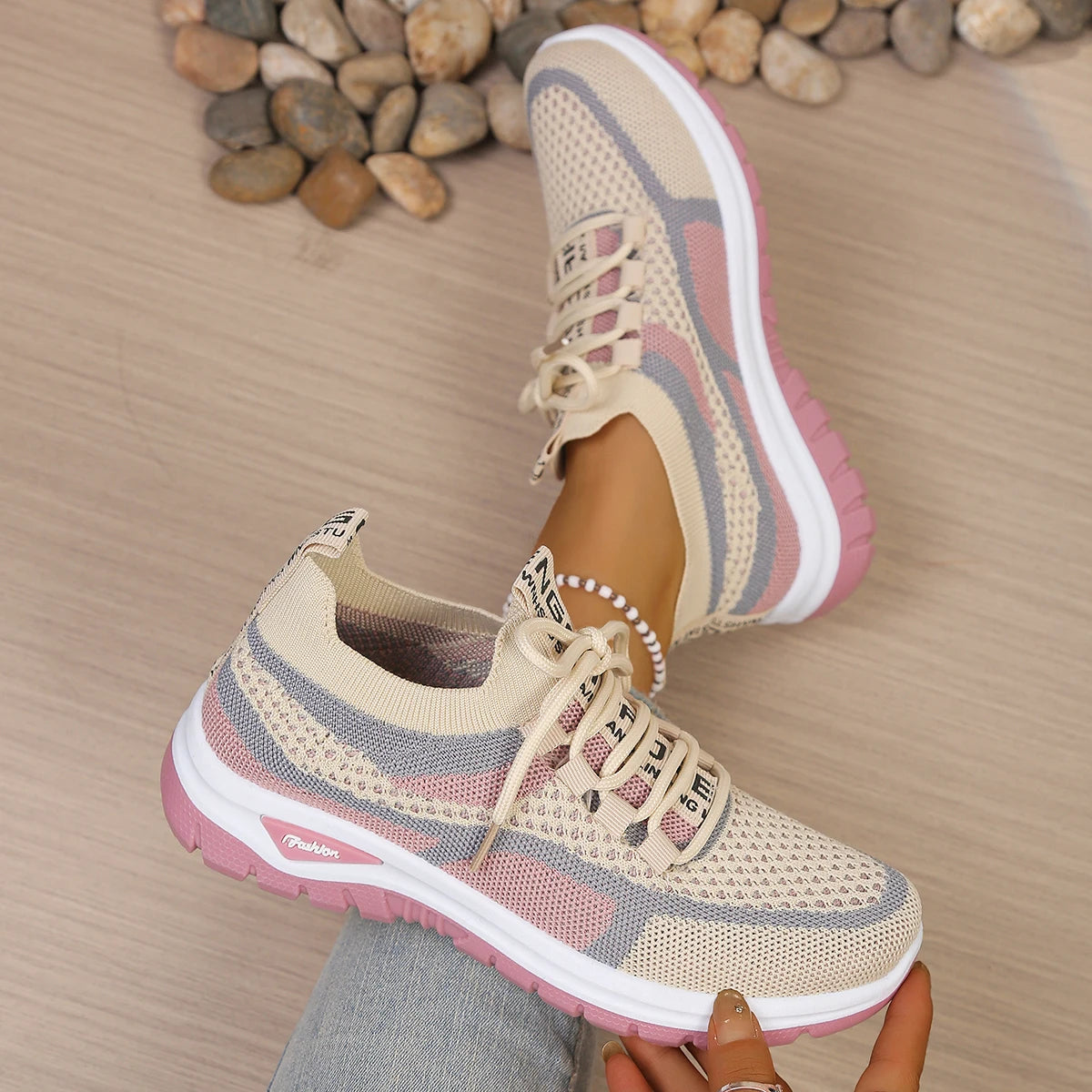 Chaussures de Marche Respirantes Femme – Légères & Confortables Pour Marche Active et Randonnée