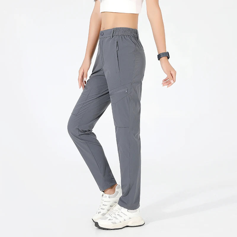 Cargo Pants – Pantalon Randonnée Femme Automne Ultra-Léger, Déperlant & Séchage Rapide