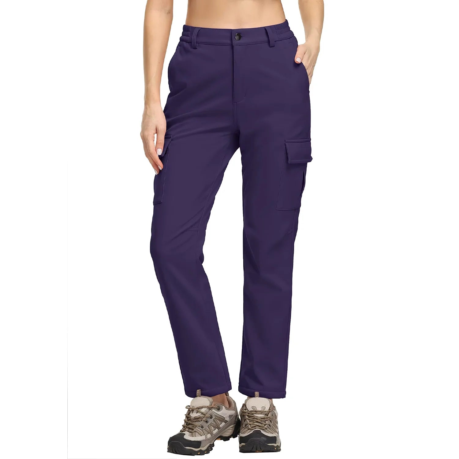 Cargo Pants – Pantalon Randonnée Femme Hiver Cargo, Chaud, Imperméable & Multi-poches