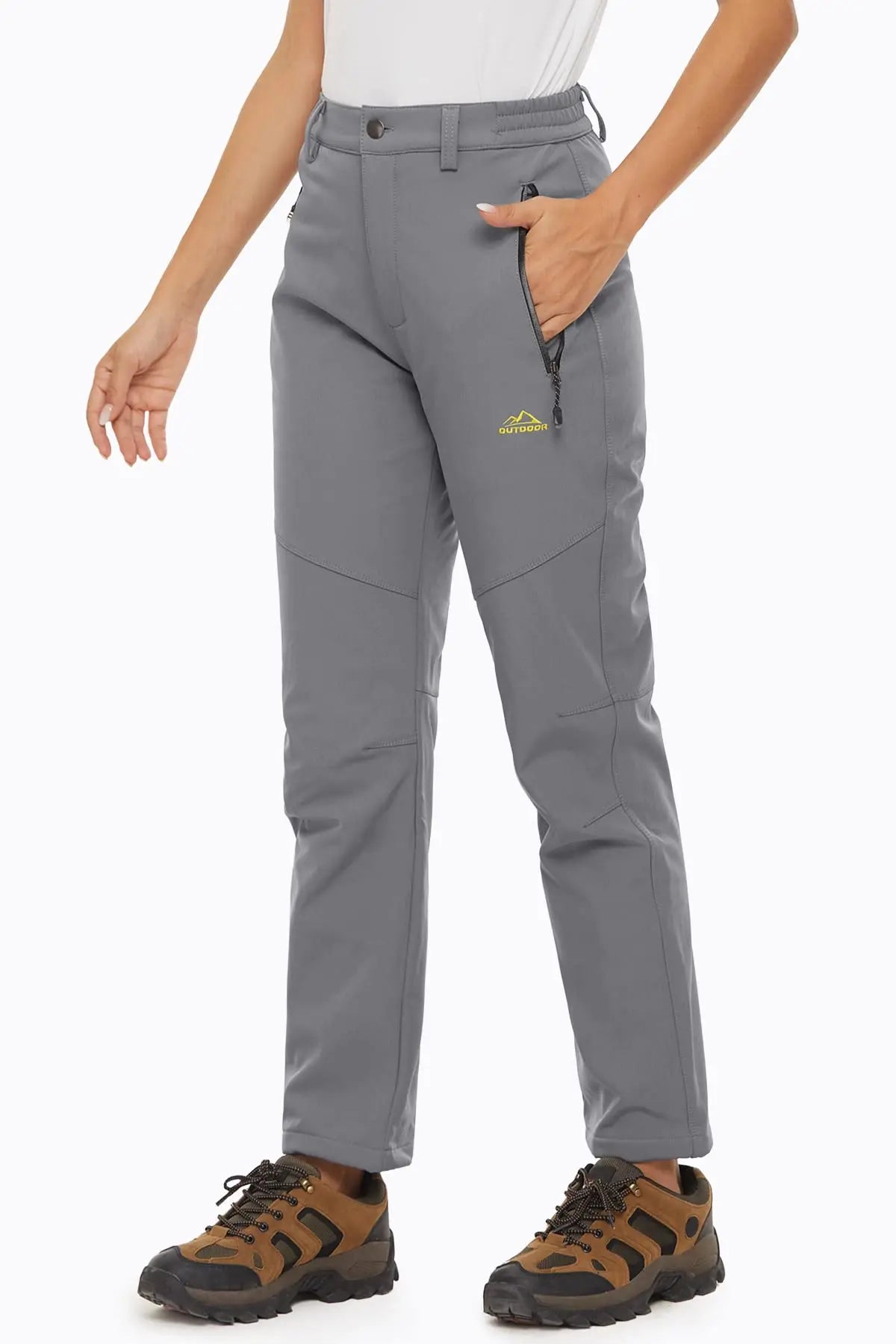 Storm Pants – Pantalon Randonnée Femme Softshell Chaud, Déperlant & Multi-Poches
