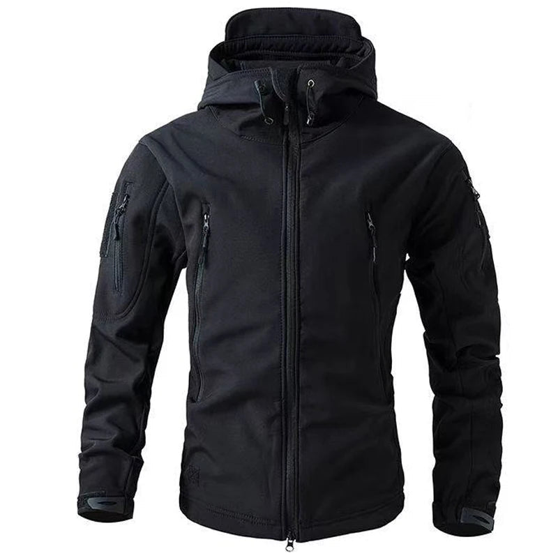 ThermaRidge – Veste Randonnée Homme Hiver Softshell & Polaire Imperméable