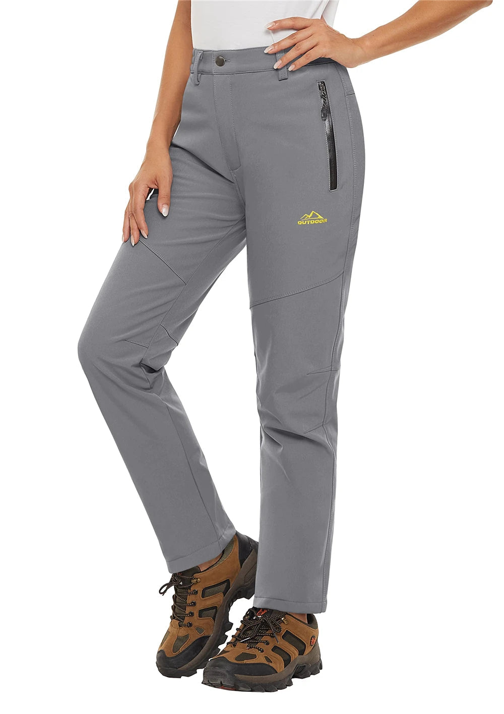 Storm Pants – Pantalon Randonnée Femme Softshell Chaud, Déperlant & Multi-Poches
