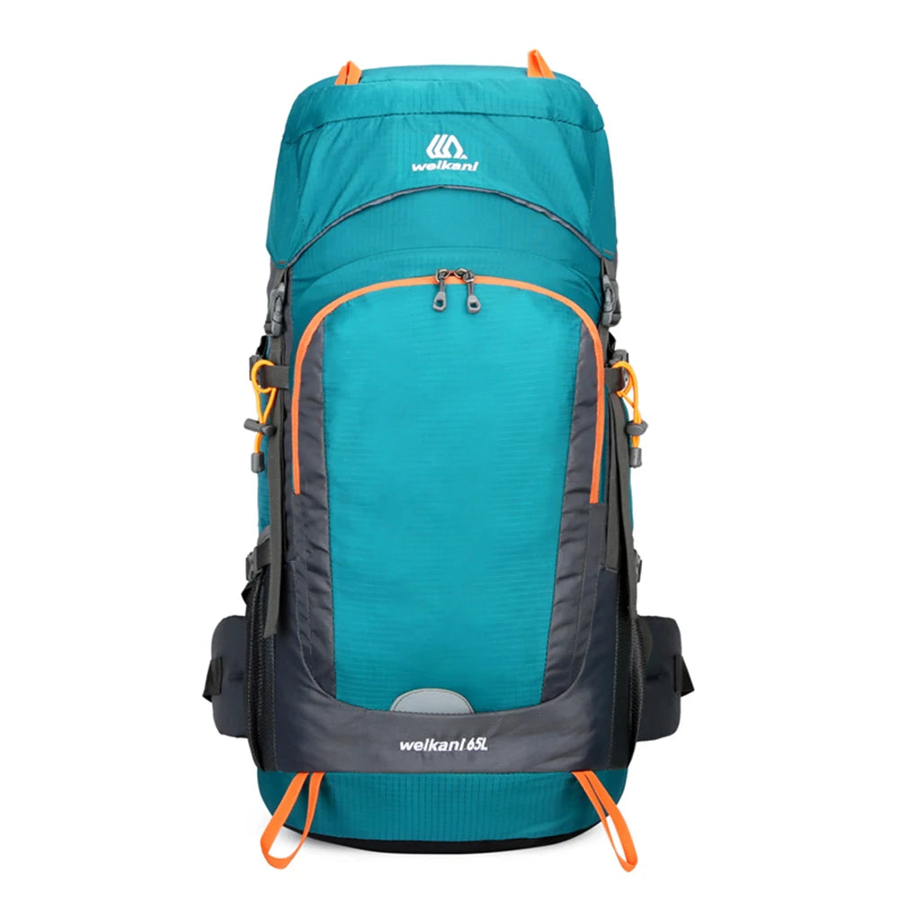 PeakTrail 65 – Sac de Randonnée Étanche 65L avec Housse de Pluie Intégrée