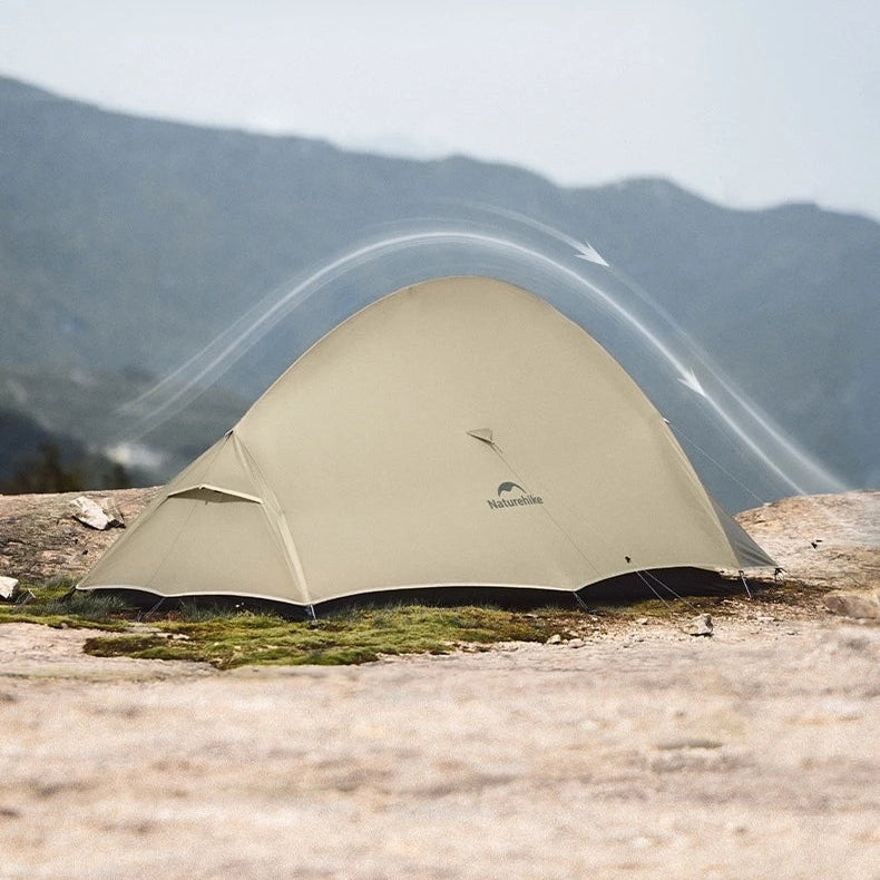VENTURIS CloudUp Pro 2P – Tente Randonnée Ultralégère 4 Saisons, Nylon Haute Performance & Imperméabilité Avancée
