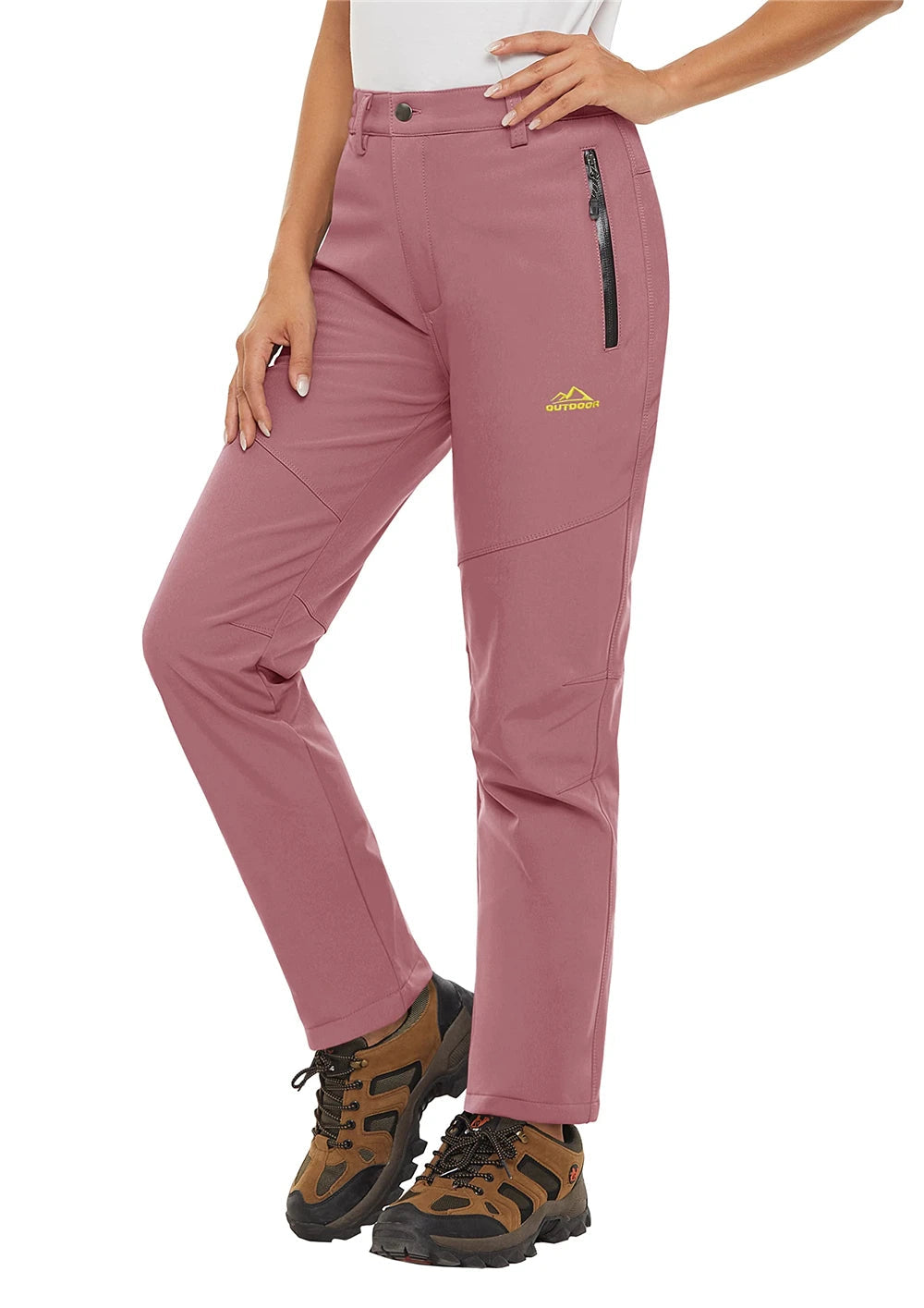 Storm Pants – Pantalon Randonnée Femme Softshell Chaud, Déperlant & Multi-Poches