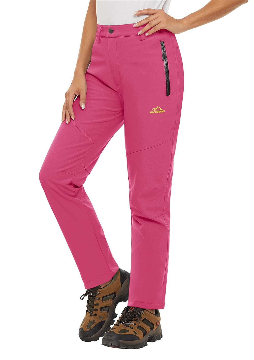 Storm Pants – Pantalon Randonnée Femme Softshell Chaud, Déperlant & Multi-Poches