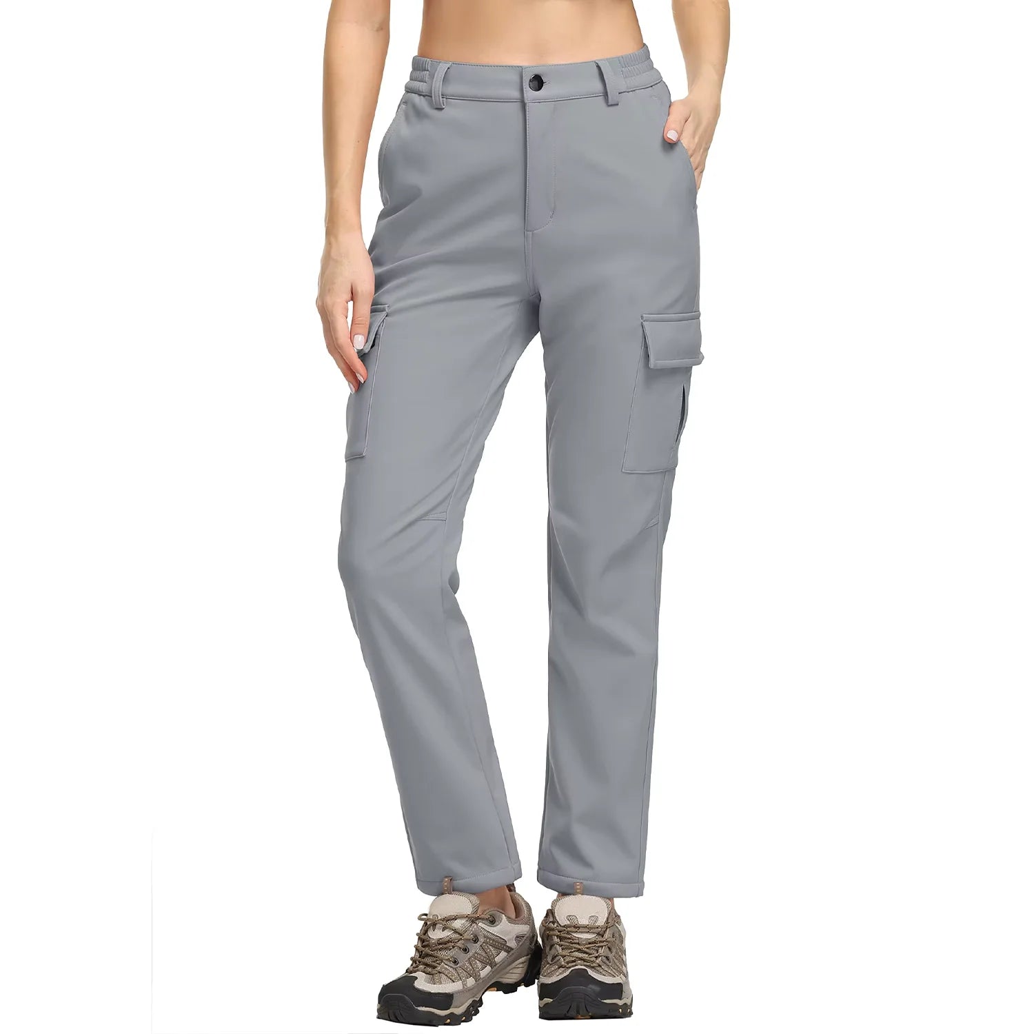 Cargo Pants – Pantalon Randonnée Femme Hiver Cargo, Chaud, Imperméable & Multi-poches