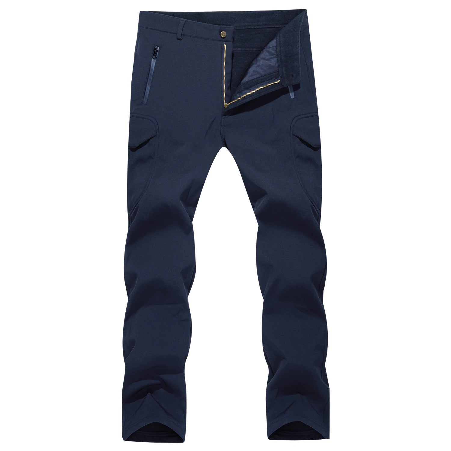 WinTrail - Pantalon Randonnée Homme Hiver Imperméable Doublé polaire, Chaud et Résistant