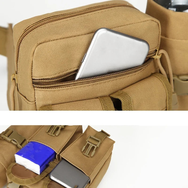 TacticFlex - Sacoche Randonnée Tactique 6L – Compacte, Résistante & Polyvalente