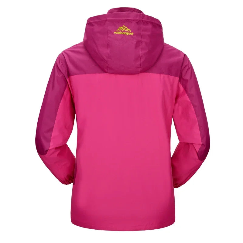 RainVenture – Veste Randonnée Femme Imperméable & Coupe-Vent | Ultra Légère, Respirante et Stylée