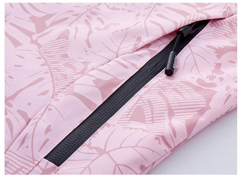 EverLeaf – Veste Randonnée Femme Imperméable à Capuche Amovible | Élégance Naturelle & Protection Outdoor