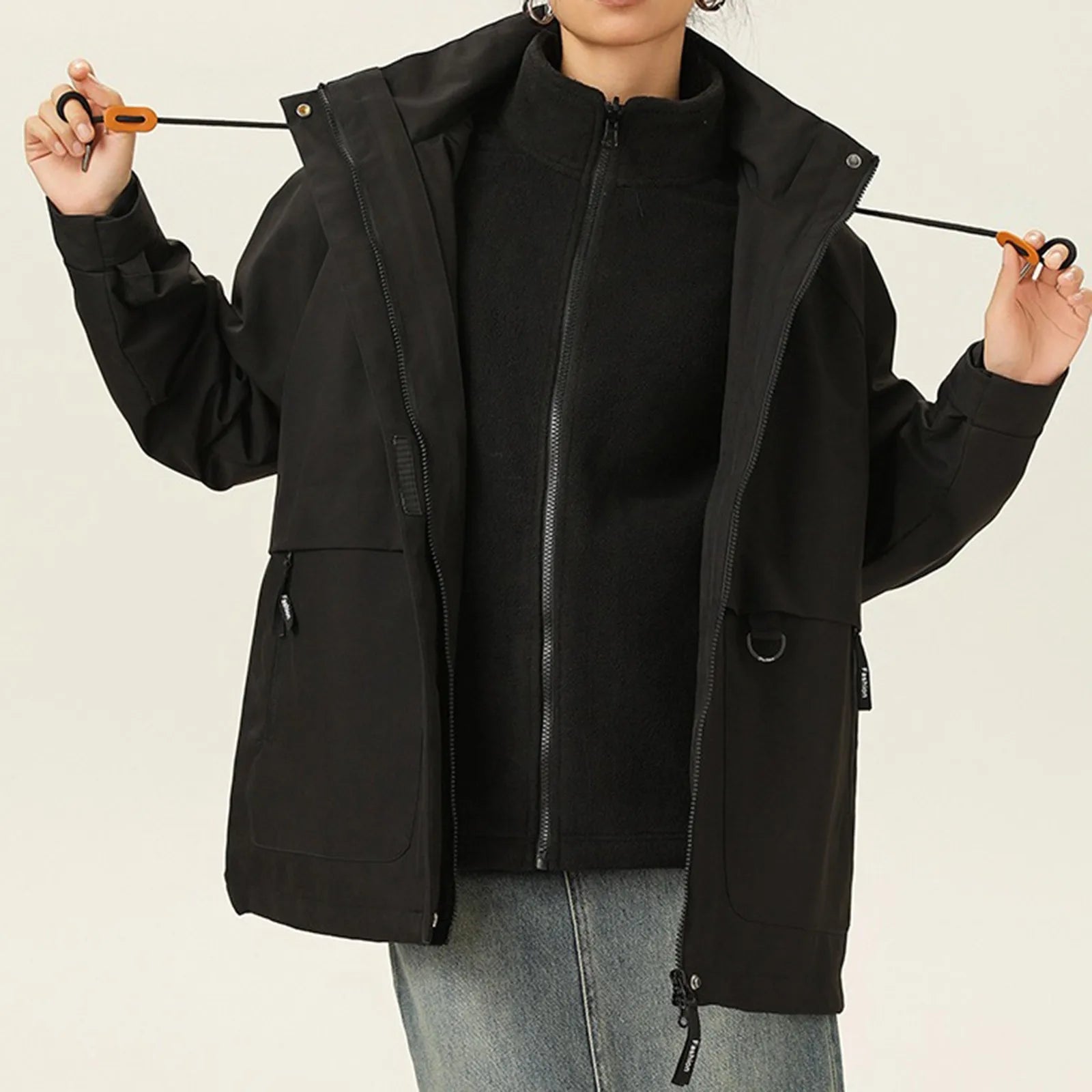 BreezeShell – Veste Randonnée Femme Imperméable & Coupe-Vent | Style Casual Outdoor