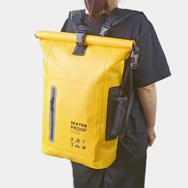 DryTrek 30 – Sac de Randonnée Étanche 30L pour Randonnée Aquatique, Kayak, Rivière et Milieu Humide