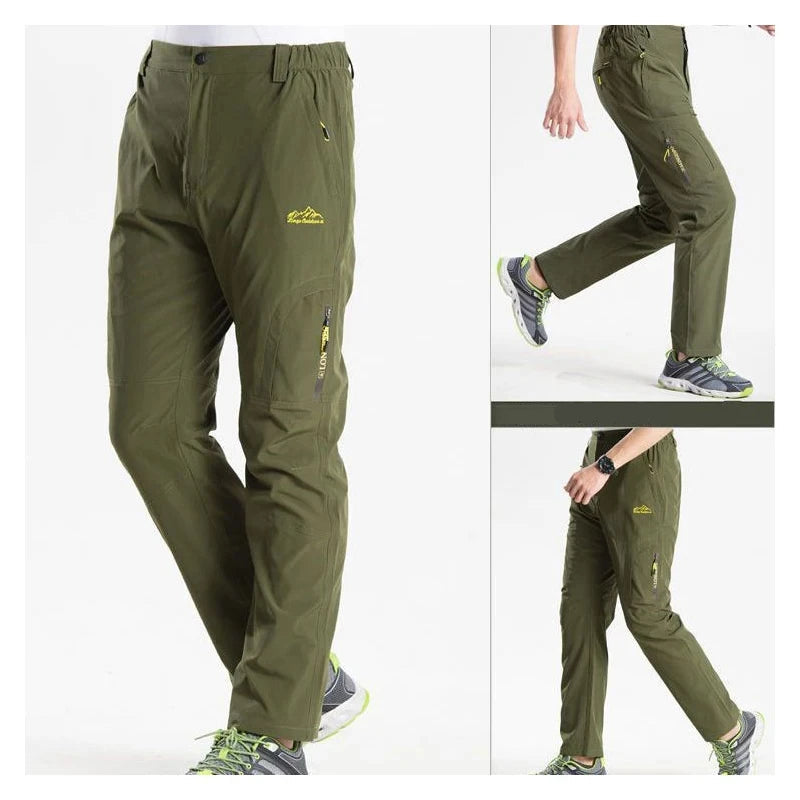 TrailZip – Pantalon Randonnée Homme Léger & Résistant Style Militaire