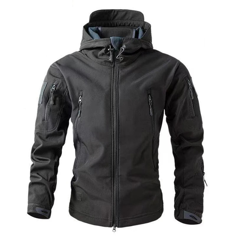 ThermaRidge – Veste Randonnée Homme Hiver Softshell & Polaire Imperméable