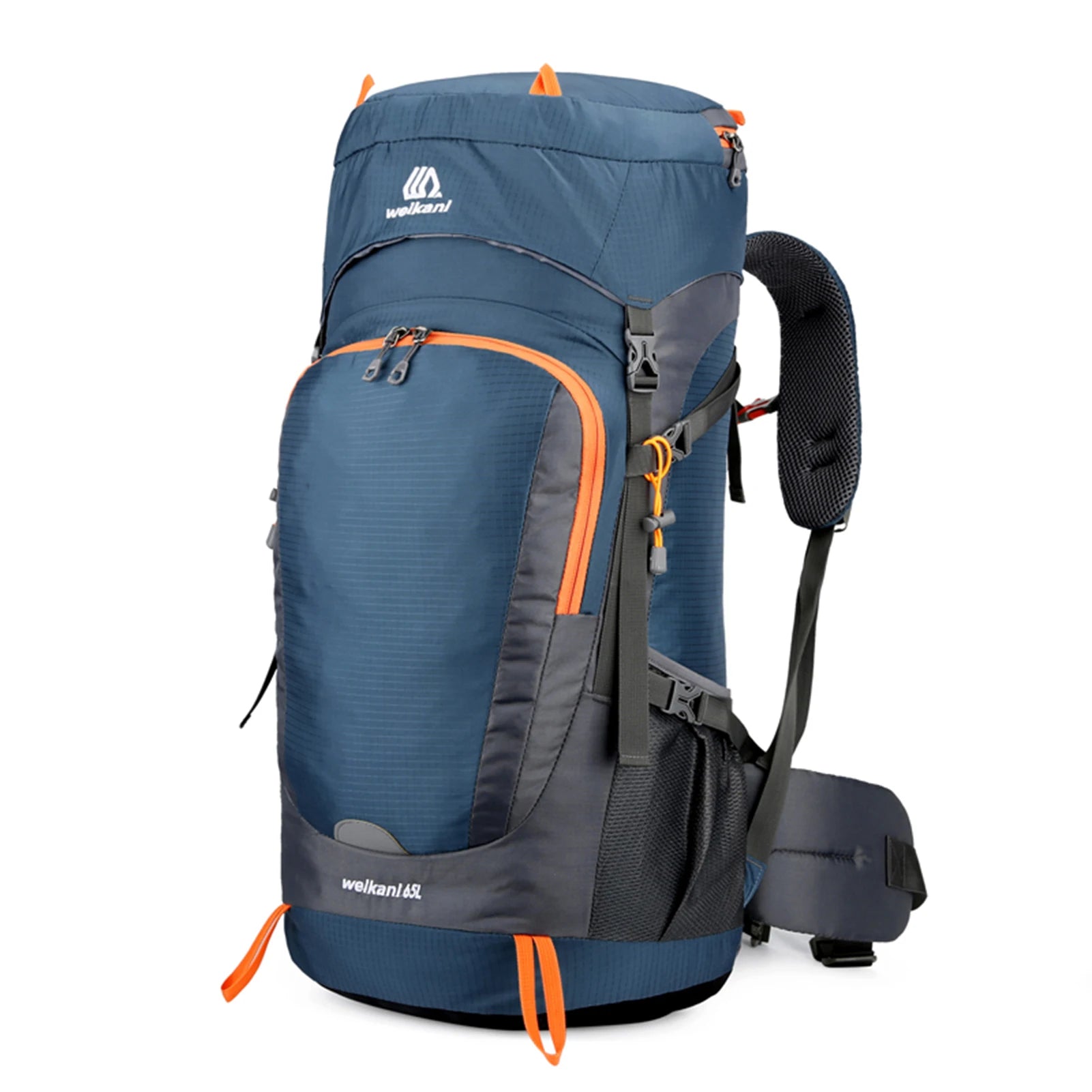 PeakTrail 65 – Sac de Randonnée Étanche 65L avec Housse de Pluie Intégrée