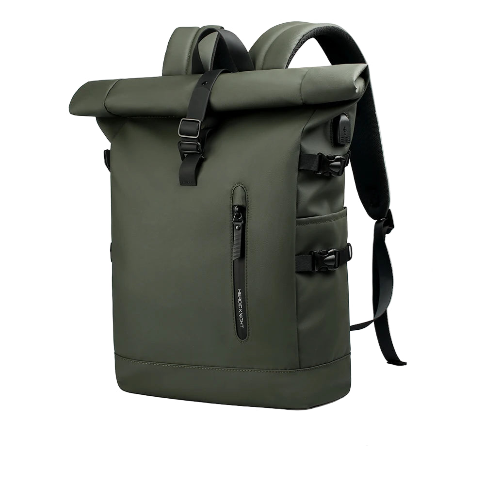 AltaRidge 25 – Sac de Randonnée Étanche & Minimaliste avec Compartiment Sécurisé pour PC/Tablette et Design Rolltop Antichoc