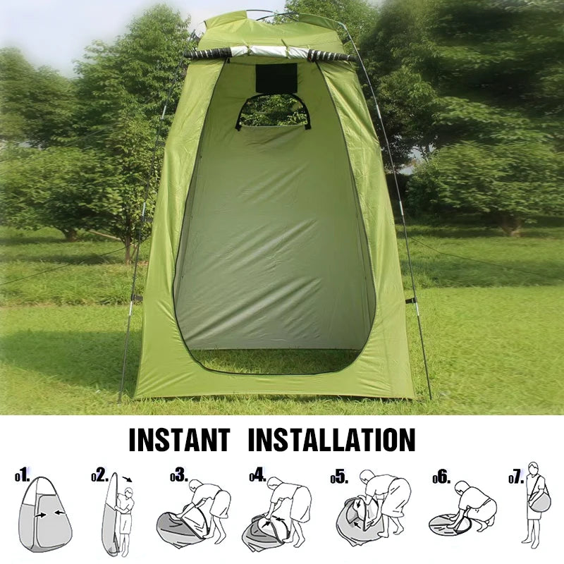 Westtune Portable Privacy Shower Tent Outdoor Waterproof Changing Room Shelter for Camping Hiking Beach Toilet Shower Bathroom