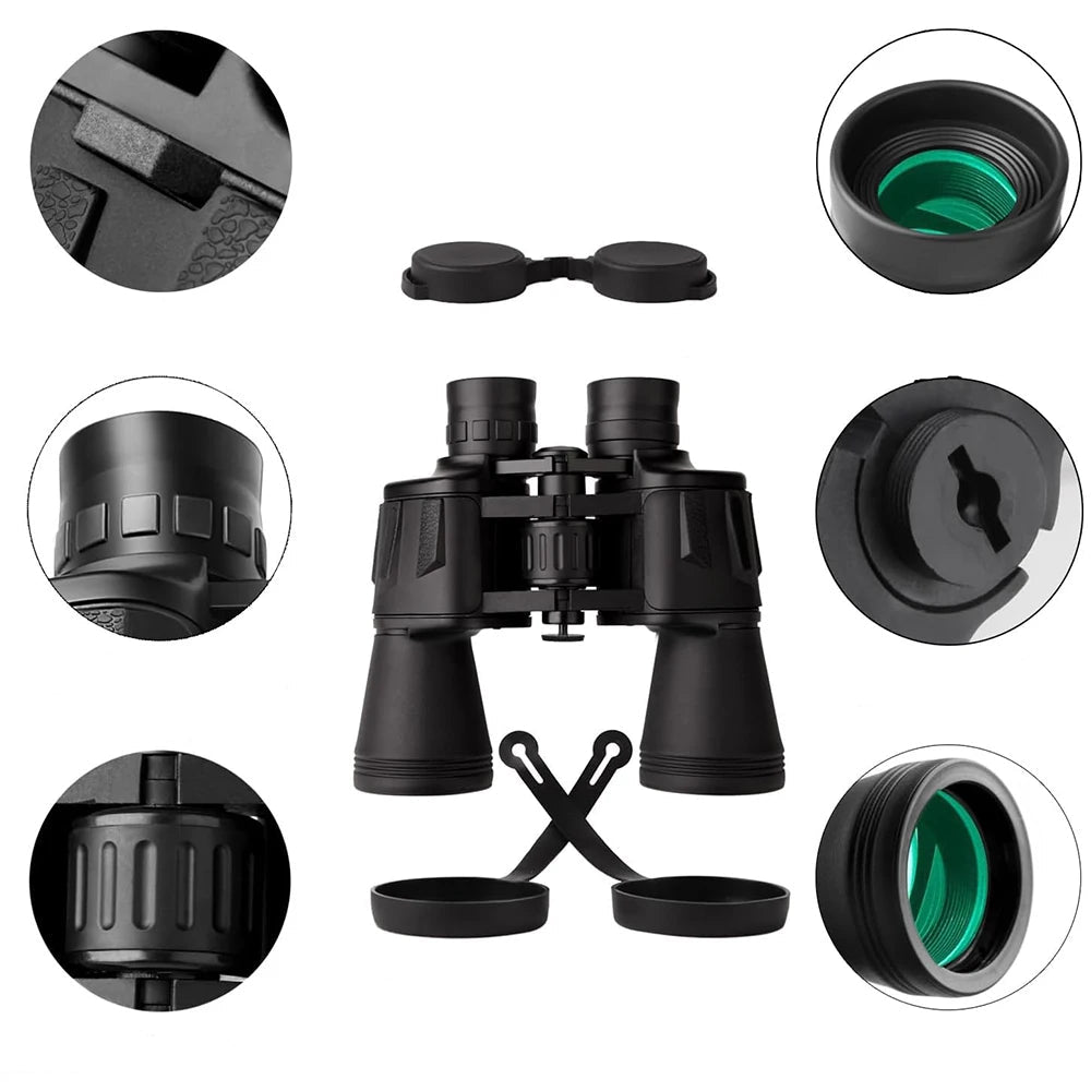 HAWKSTRIKE X50 – Jumelles Randonnée Militaires 20x50 avec Adaptateur Smartphone