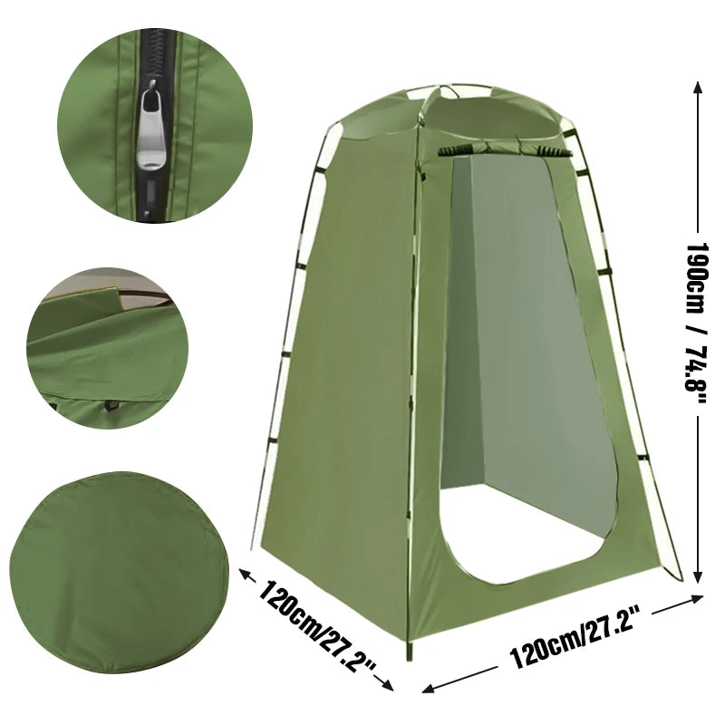 Westtune Portable Privacy Shower Tent Outdoor Waterproof Changing Room Shelter for Camping Hiking Beach Toilet Shower Bathroom