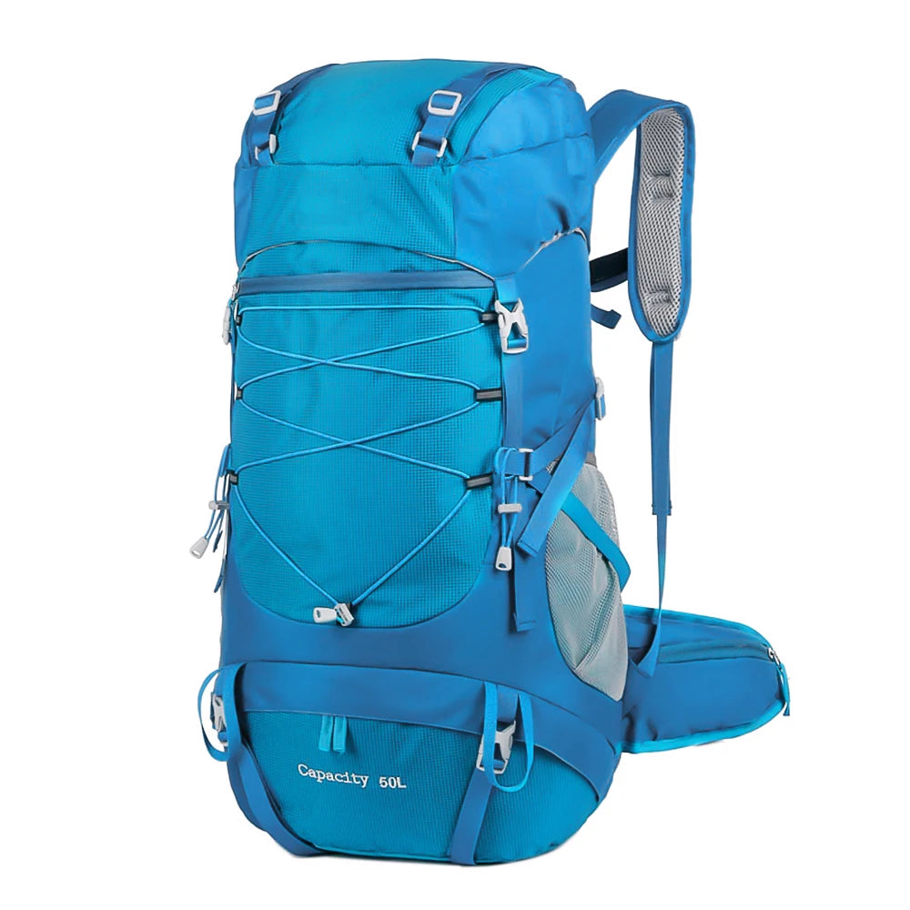 TrailMaster 50 – Sac de Randonnée Respirant 50L Ultra Léger & Résistant à l’Eau pour Trekking Longue Distance