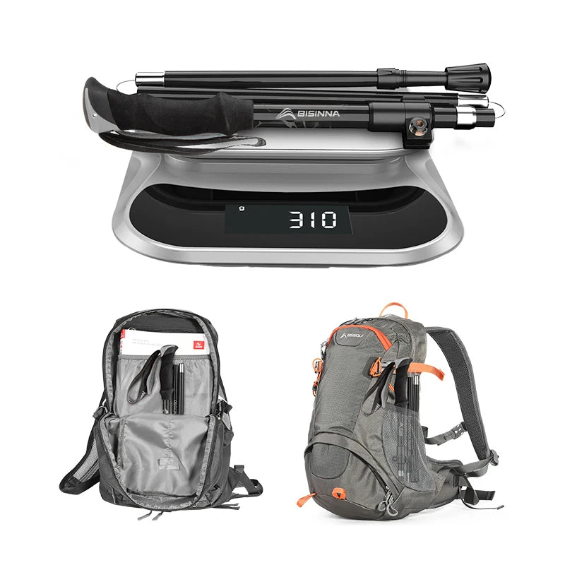 AltaStride Élite 125 – Bâton de Randonnée Carbone Pliable (x2) | Ultra Léger & Confort Haute Montagne