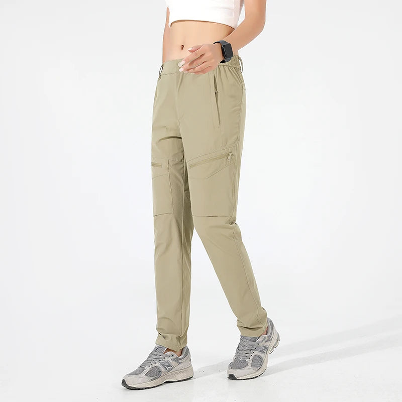 Cargo Pants – Pantalon Randonnée Femme Automne Ultra-Léger, Déperlant & Séchage Rapide