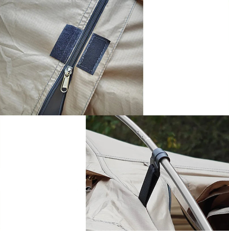 CAMPFLEX HotDome 2P – Tente Randonnée Dôme Hiver 4 Saisons, Compatible avec Mini Cheminée, Étanche & Anti-feu