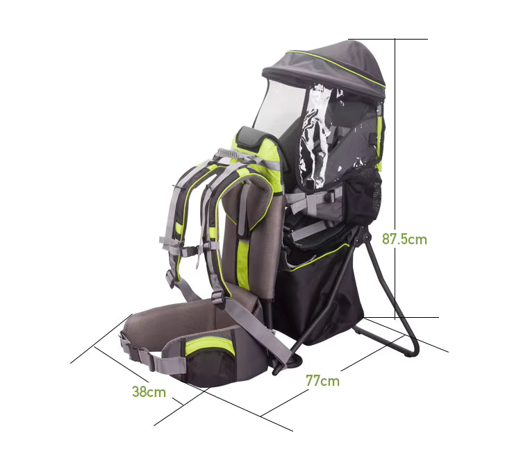 TrekKid Air Pro – Porte Bébé Randonnée Dorsal Haut de Gamme
