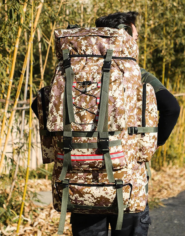 TrekMaster 130 – Sac de Randonnée Ultra Grand Format 130L Étanche & Résistant