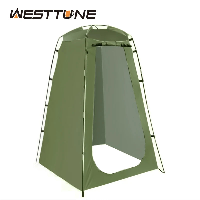 Westtune Portable Privacy Shower Tent Outdoor Waterproof Changing Room Shelter for Camping Hiking Beach Toilet Shower Bathroom