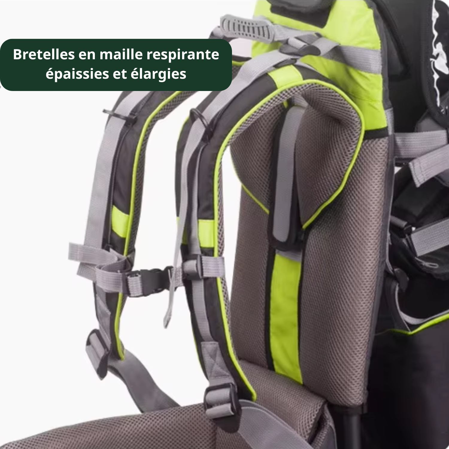 TrekKid Air Pro – Porte Bébé Randonnée Dorsal Haut de Gamme