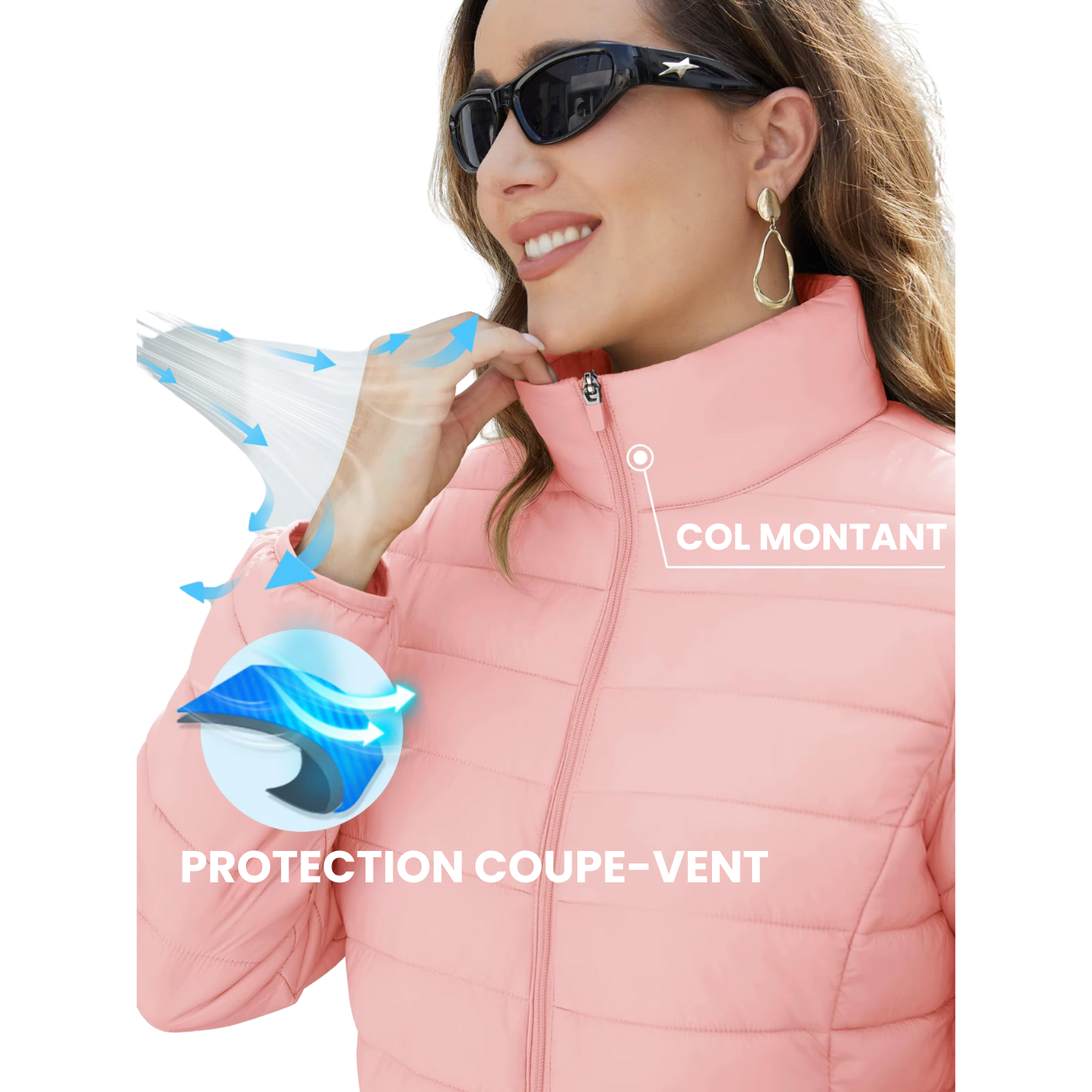 Arktika - Veste Randonnée Femme Ultra-Légère & Chaude – Élégance Thermique pour l’Hiver