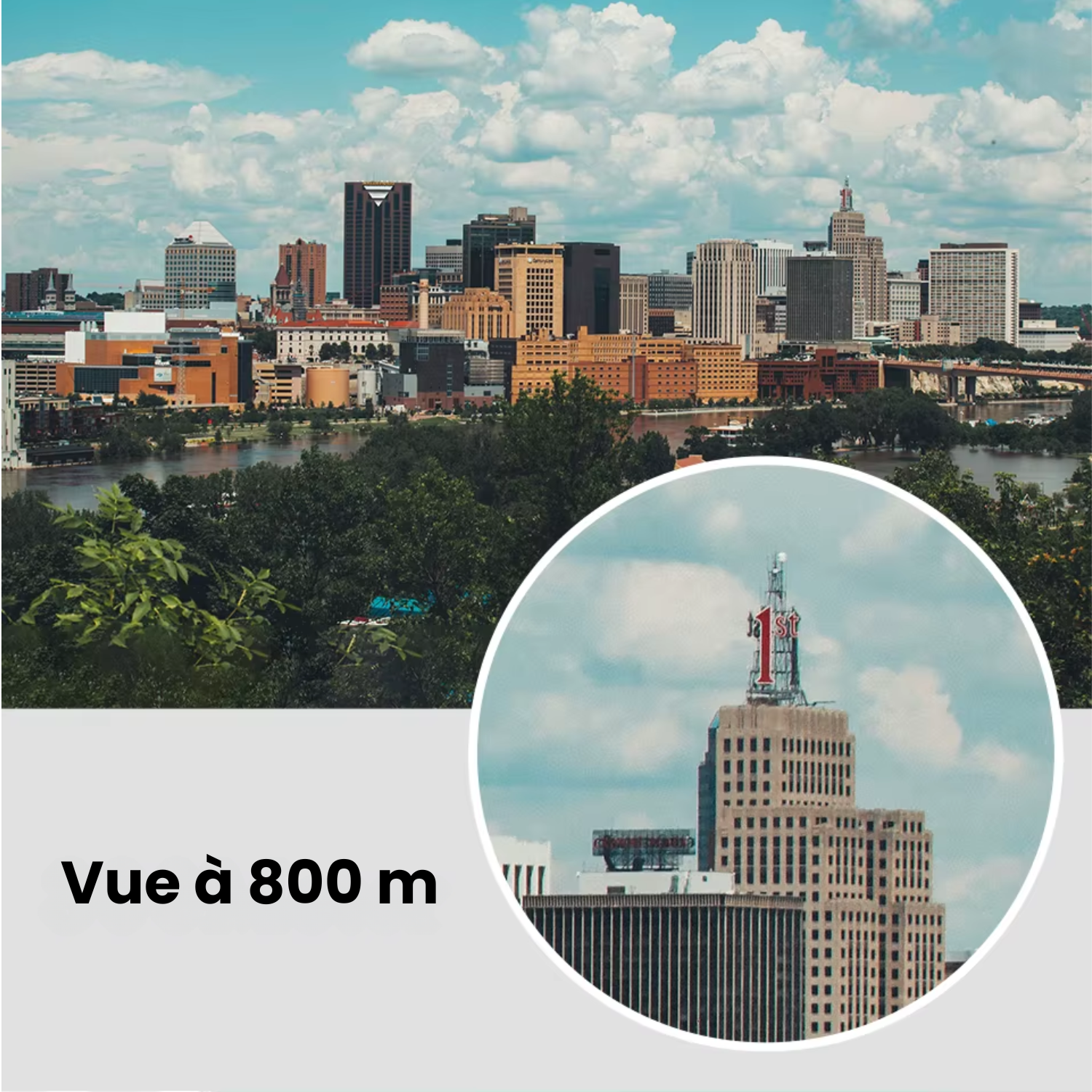 TRAILSIGHT Pocket 40x22 – Jumelles Randonnée de Poche, Facile à transporter, Vision HD Longue Portée, Étanches & Résistantes