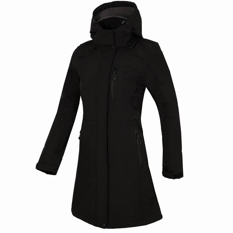 AltaTrail – Veste Randonnée Femme Longue Softshell & Coupe-Vent