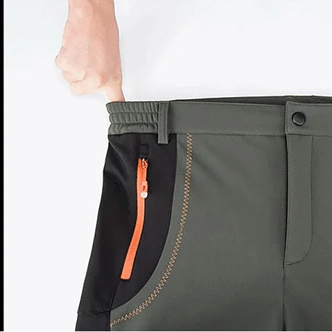 SnowPeak - Pantalon Randonnée Hiver Homme Imperméable & Doublé Polaire
