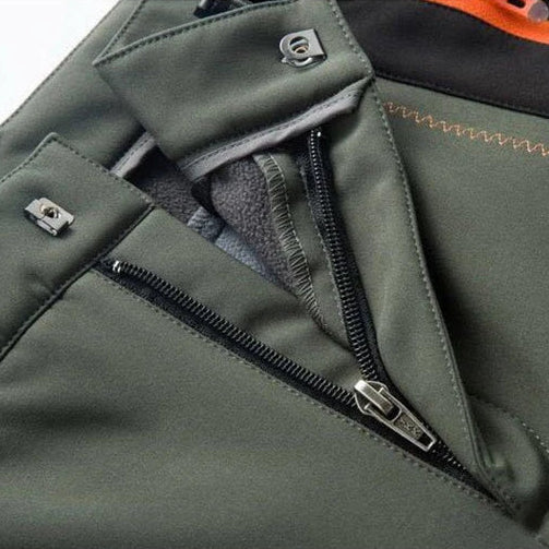SnowPeak - Pantalon Randonnée Hiver Homme Imperméable & Doublé Polaire