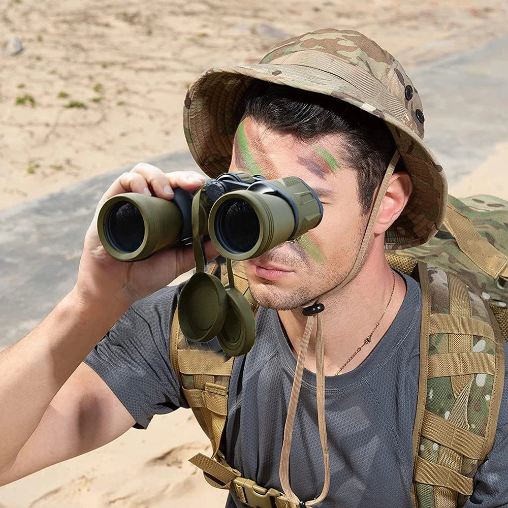 HAWKSTRIKE X50 – Jumelles Randonnée Militaires 20x50 avec Adaptateur Smartphone